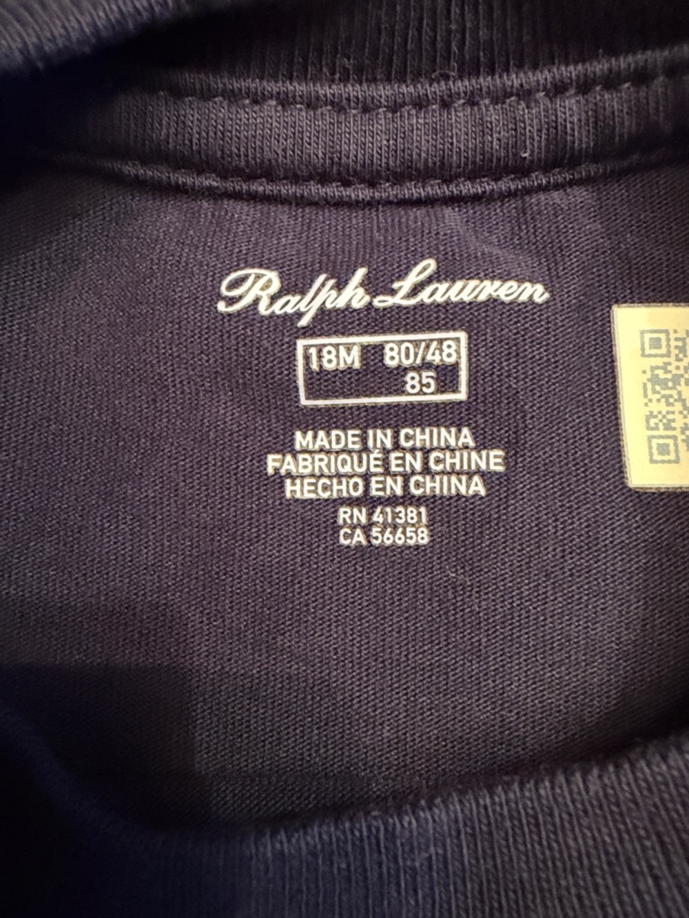 Polo Ralph Lauren 18M Navy Logo T-Shirt & Shorts Set Matching Outfit Boys - Picture 2 of 13